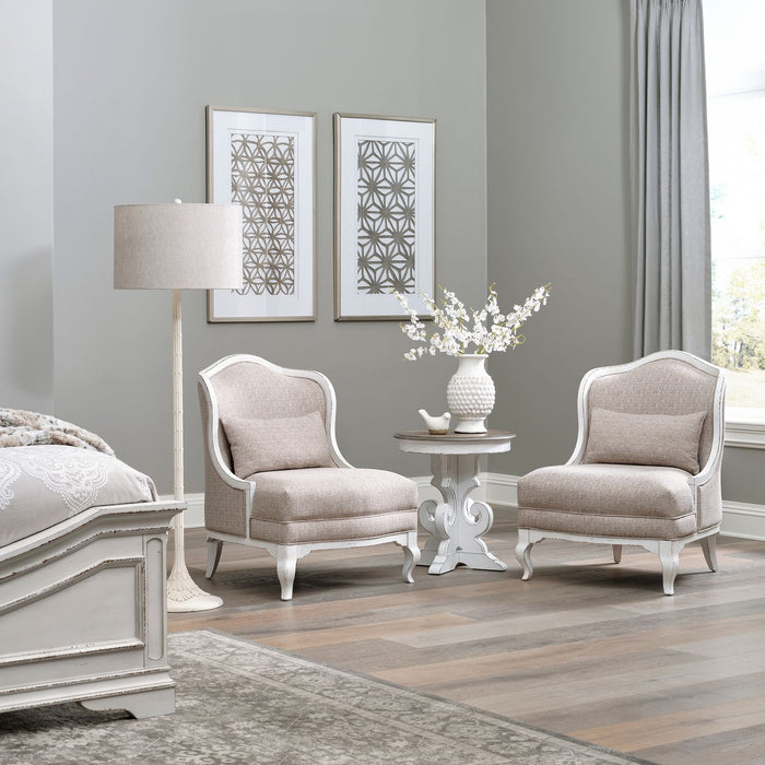 Artemis Collection Upholstered French Country style Accent Chair