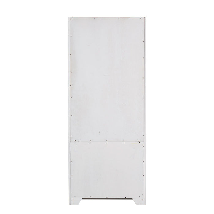 Artemis 78" Bunching Bookcase in Antique White
