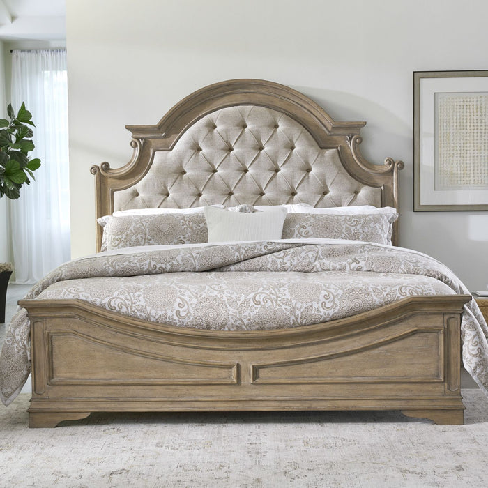 Artemis Camden Ridge Farmhouse Style Tufted-Headoard Bedroom Set