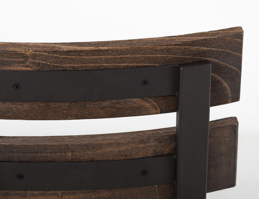 Freya Solid Wood Bar with Shot-Glass Shelf & Matching Stools