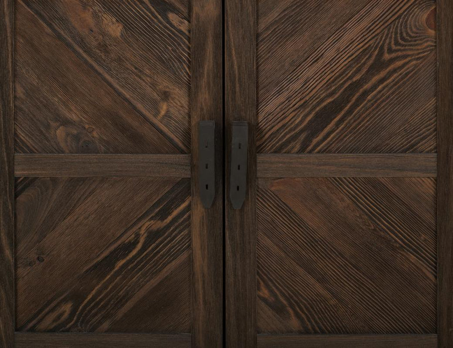 Freya Solid Wood Bar with Shot-Glass Shelf & Matching Stools