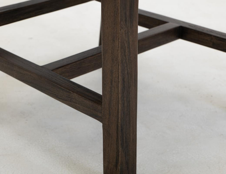 Dark Liora Rectangular Dining Table Set –  Black Transitional Finish