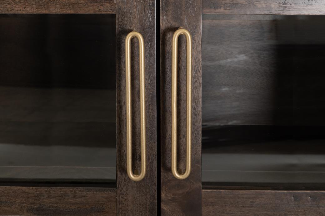 Lorenzia Solid Wood Tall Cabinet / Bookcase / China Cabninet