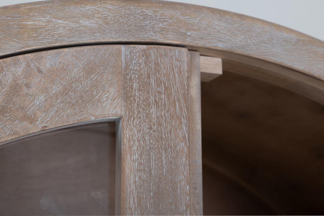 Lorenzia Solid Wood Tall Cabinet / Bookcase / China Cabninet