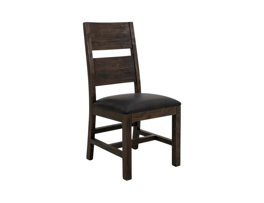 Set of 2 Teak, Wooden Chair