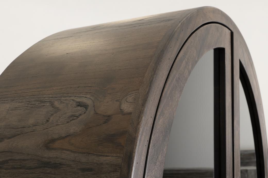 Lorenzia Solid Wood Tall Cabinet / Bookcase / China Cabninet