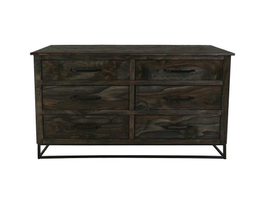 Teak, 6 Drawer Dresser