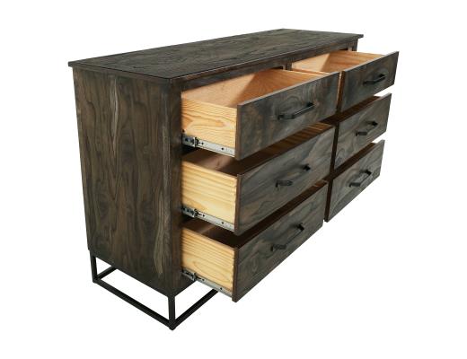 Teak, 6 Drawer Dresser