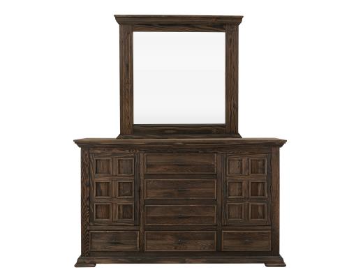 Desire, 6 Drawer & 2 Door, Dresser and Mirror