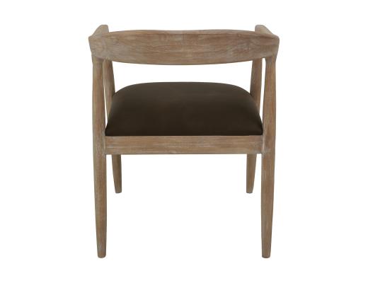 Set of 2 Teak, Wooden Chair