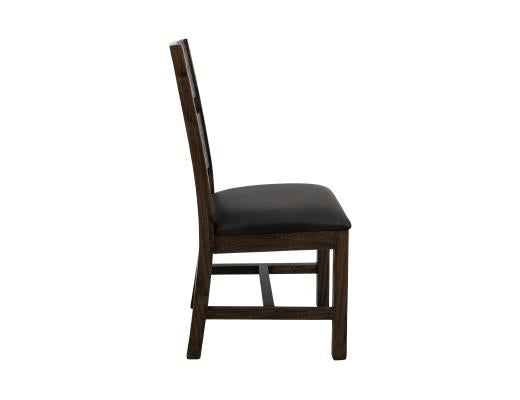 Set of 2 Teak, Wooden Chair