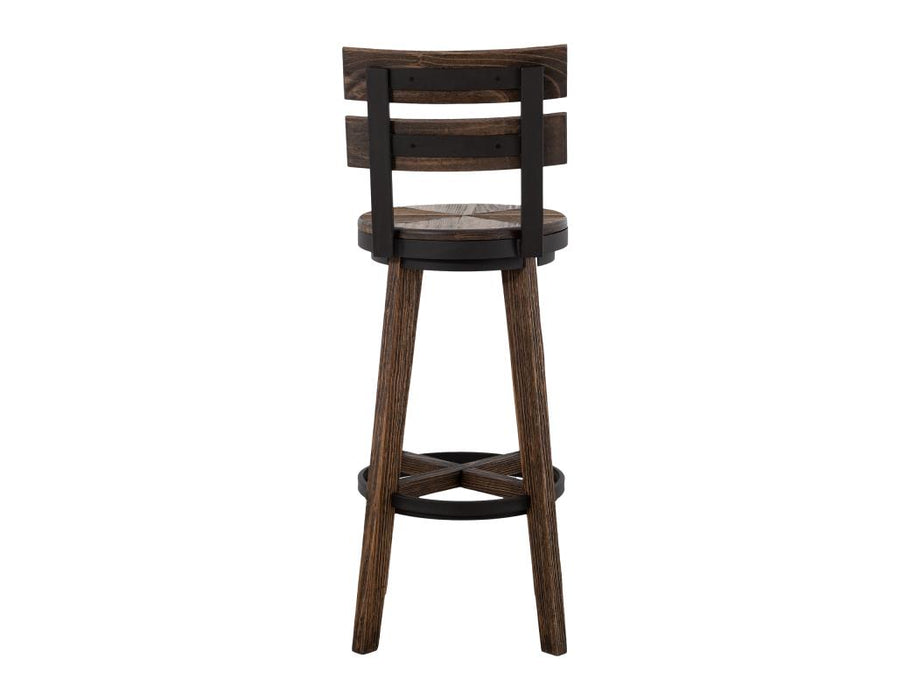 Freya Solid Wood Bar with Shot-Glass Shelf & Matching Stools