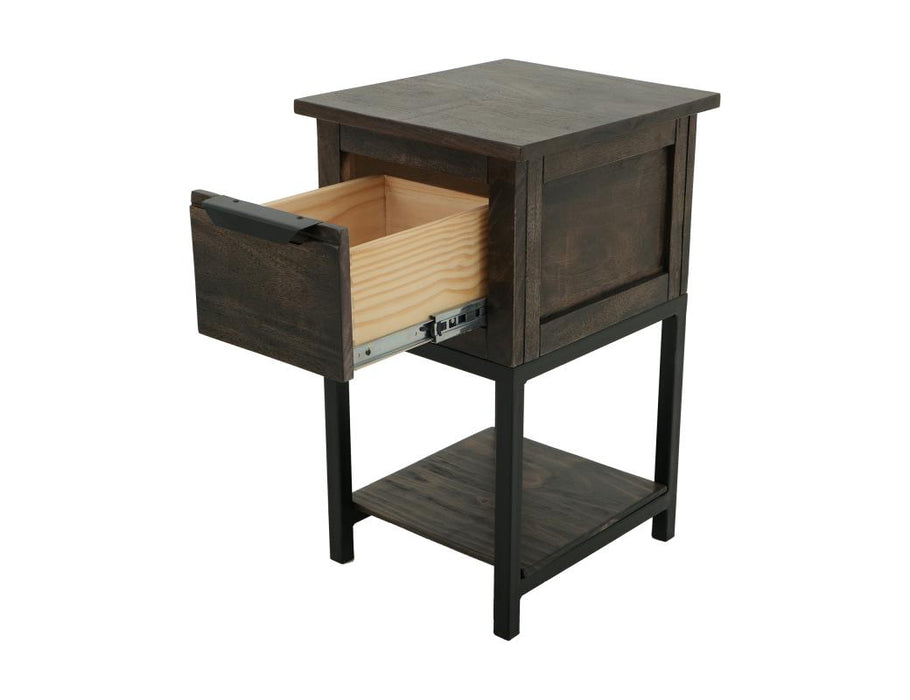 Vogue Rustic Industrial Accent Table Set