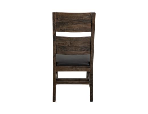 Set of 2 Teak, Wooden Chair