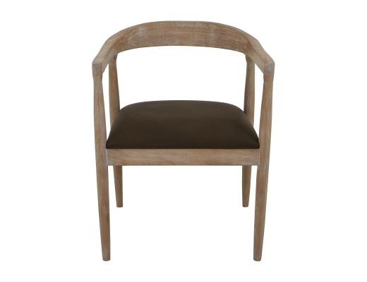 Set of 2 Teak, Wooden Chair