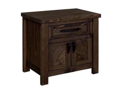 Set of 2 Dutton, 1 Drawer, 2 Door, Nightstand