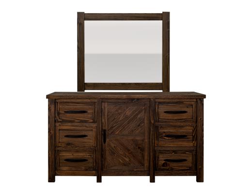Dutton, 6 Drawer & 1 Door, Dresser