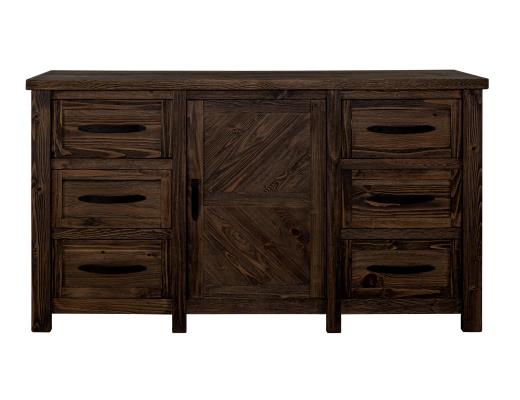 Dutton, 6 Drawer & 1 Door, Dresser