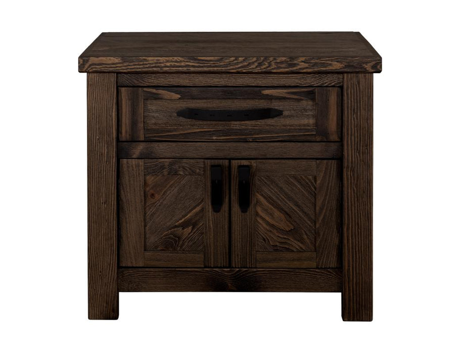 Set of 2 Dutton, 1 Drawer, 2 Door, Nightstand