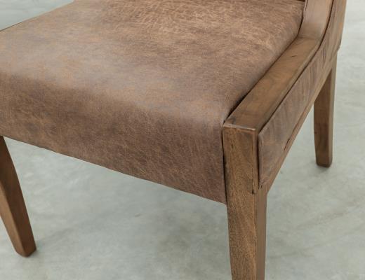Set of 2 Mezquite, Wooden Chair