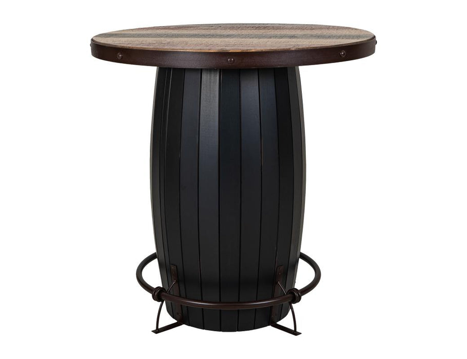 Antique Multicolor, Bistro Table Barrel Design