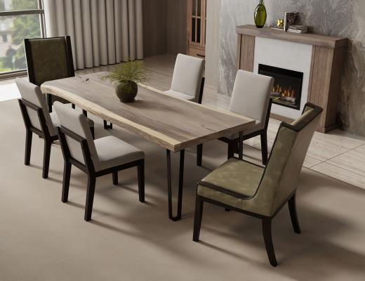Set of 2 Balam, Wooden Chair