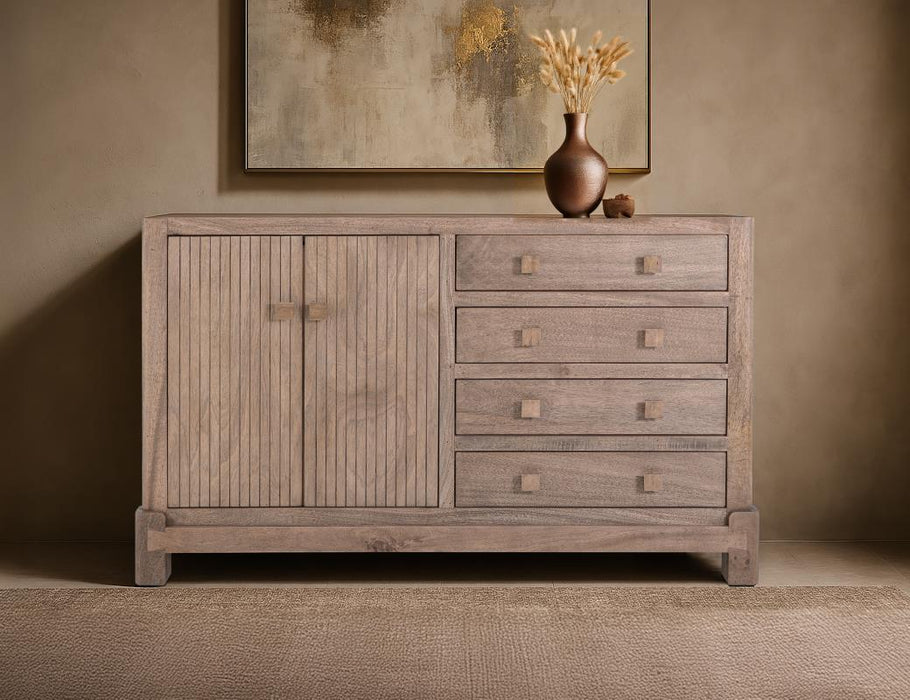Aura Collection – Rustic-Modern Farmhouse Console, Sideboard