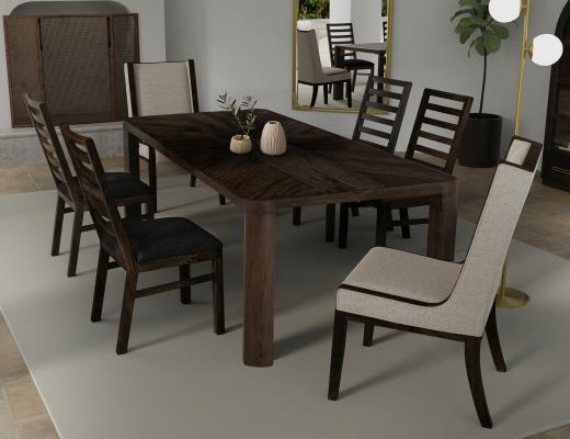 Set of 2 Balam, Wooden Chair