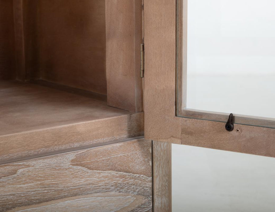 Lorenzia Solid Wood Tall Cabinet / Bookcase / China Cabninet