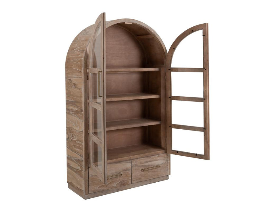 Lorenzia Solid Wood Tall Cabinet / Bookcase / China Cabninet