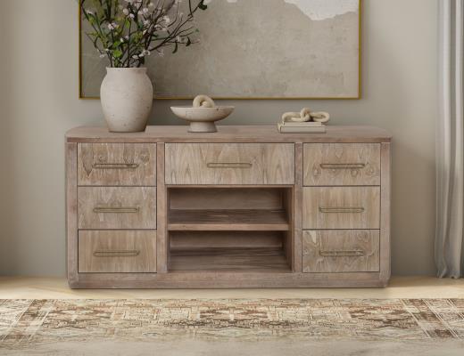 Balam, 7 Drawer, Console