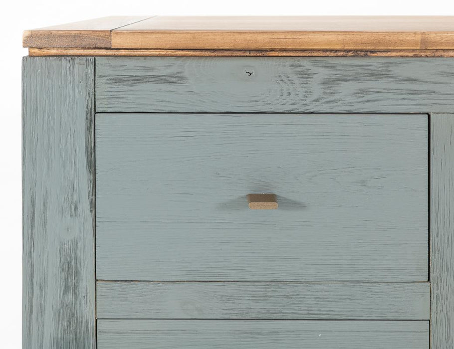 Bronwyn Fall Solid Wood 12-Drawer Storage Console