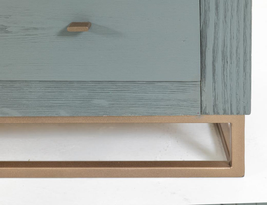 Bronwyn Fall Solid Wood 12-Drawer Storage Console