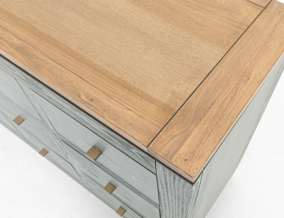 Bronwyn Fall Solid Wood 12-Drawer Storage Console