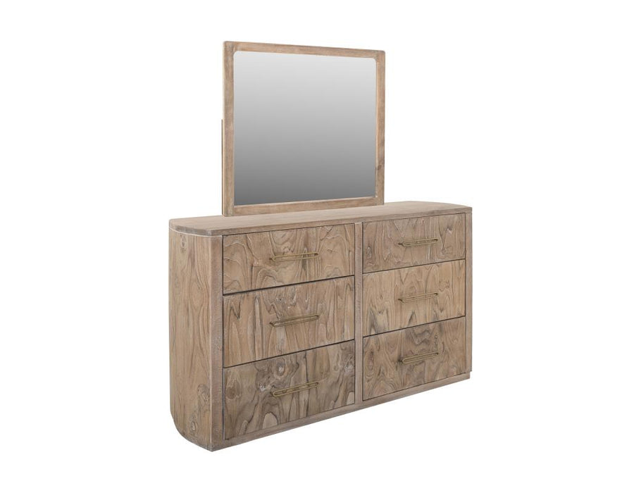 Balam, 6 Drawer, Dresser and Mirror