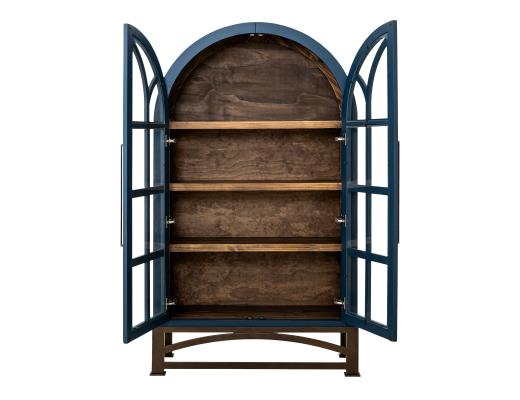 Obsidian, 2 Glass Door Cabinet
