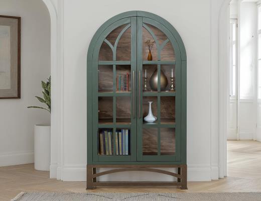 Obsidian, 2 Glass Door Cabinet