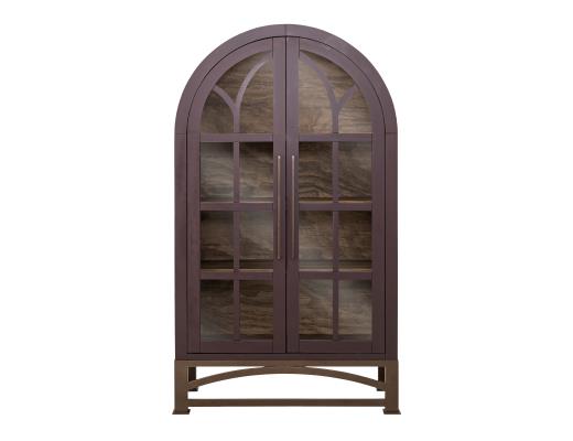 Obsidian, 2 Glass Door Cabinet