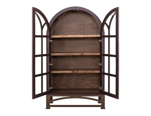 Obsidian, 2 Glass Door Cabinet
