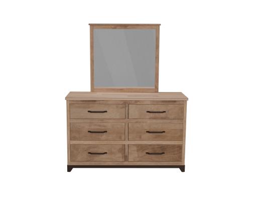 Natural Parota, 6 Drawer Dresser
