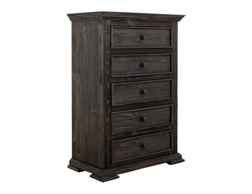 Terra Dark, 5 Drawer, Chest