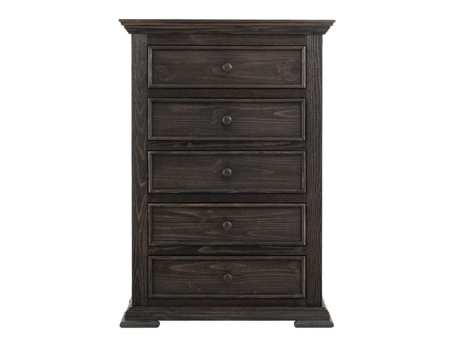 Terra Dark, 5 Drawer, Chest