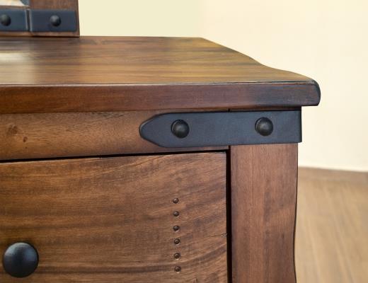 Parota, 7 Drawer Dresser and Mirror