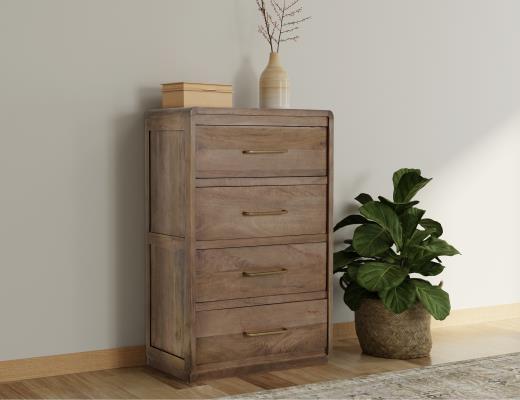 Mezquite, 4 Drawer Chest