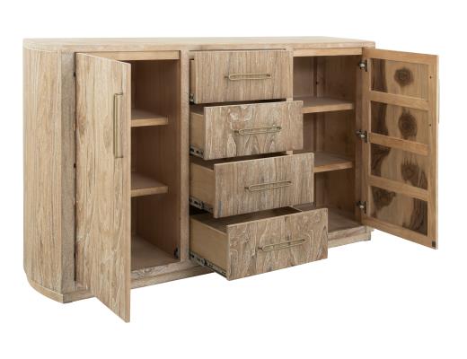 Balam, 4 Drawer & 2 Door Buffet