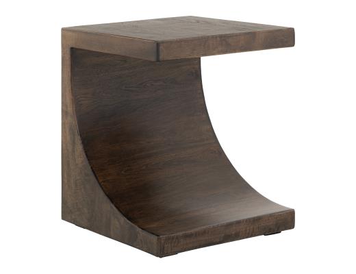 Set of 2 Mezquite, Wooden Chairside Table