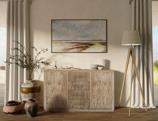 Balam, 4 Drawer & 2 Door Buffet