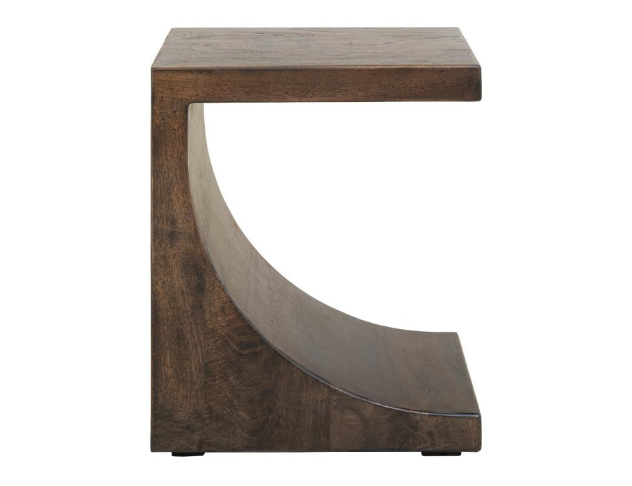 Set of 2 Mezquite, Wooden Chairside Table
