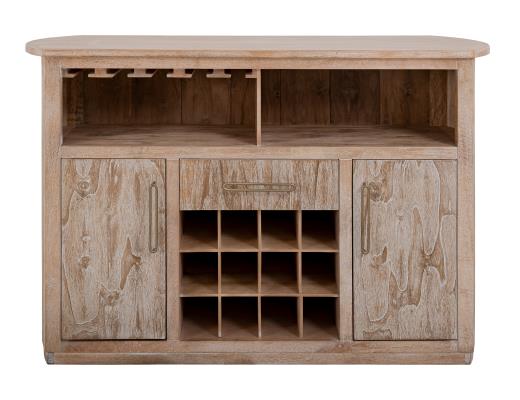 Balam, 1-Drawer, 2-Door Bar with Wine Grid