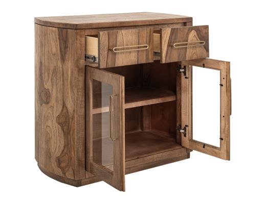 Balam, 2 Drawer & 2 Glass Door, Server